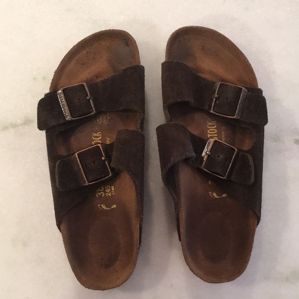 Brown Birkenstock Arizona Size 38 N